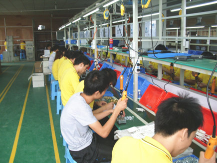 改造后生產現(xiàn)場