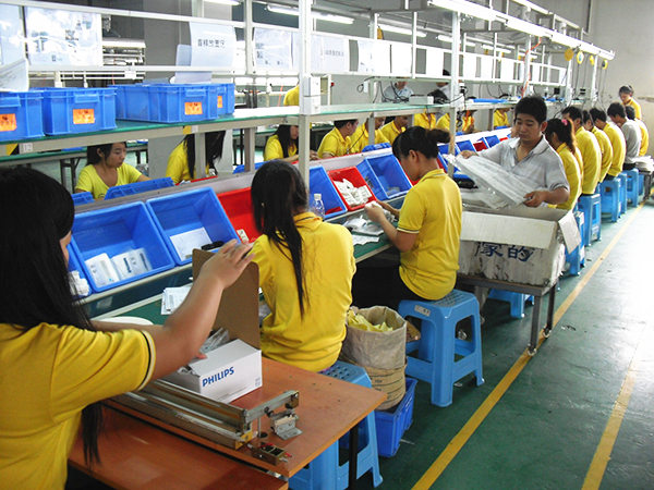 飛利浦車間生產現(xiàn)場