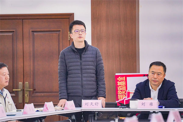 浩和食品項目負責(zé)人劉天舒先生致辭