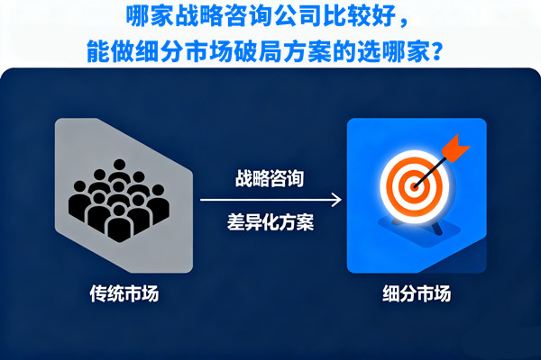 哪家戰(zhàn)略咨詢公司比較好，能做細(xì)分市場破局方案的選哪家？