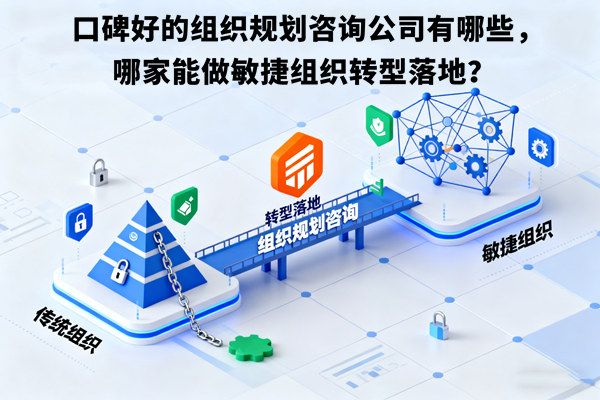 口碑好的組織規(guī)劃咨詢公司有哪些，哪家能做敏捷組織轉(zhuǎn)型落地？