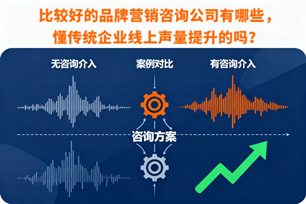 比較好的品牌營銷咨詢公司有哪些，懂傳統(tǒng)企業(yè)線上聲量提升的嗎？
