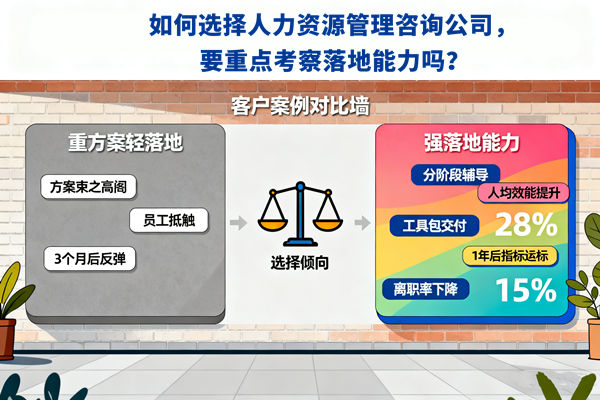 如何選擇人力資源管理咨詢公司，要重點考察落地能力嗎？